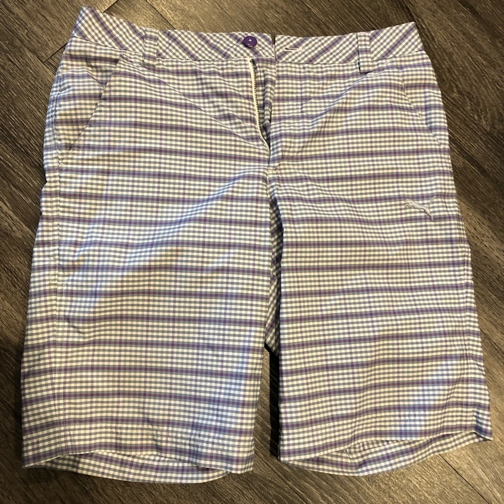 Puma golf shorts.